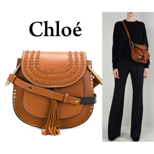 18-19AW クロエバッグスーパーコピー CHLOE Hudson ショルダーバッグ スムースカーフスキン 3S1219-H68-BDU