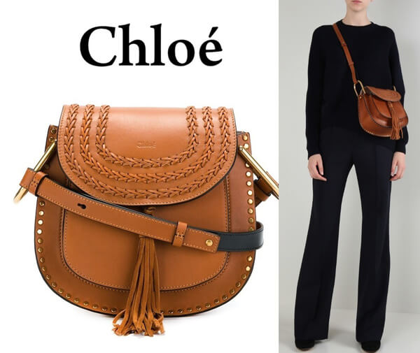 18-19AW クロエバッグスーパーコピー CHLOE Hudson ショルダーバッグ スムースカーフスキン 3S1219-H68-BDU