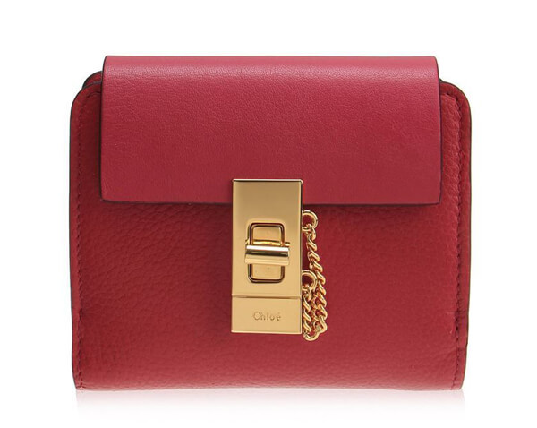 2018-19AW クロエ財布スーパーコピー CHLOE DREW COMPACT WALLET/DREAMY 3P 080 5 H8J BHZ