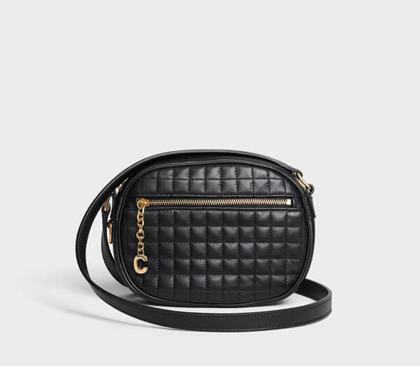 セリーヌ ショルダーバッグ 偽物 6色 SMALL C CHARM QUILTED CALFSKIN