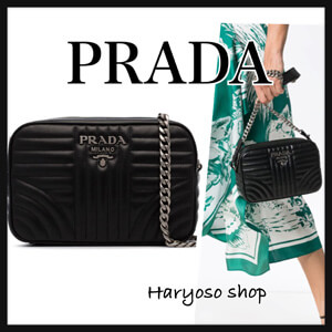 2019新作素敵 PRADA プラダスーパーコピー★Diagrammeキルトレザーチェーンバッグ