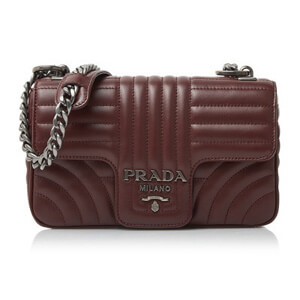 2018-19新作素敵 PRADA プラダスーパーコピー ダイアグラム レザーショルダーバッグ 1BD107 2D91 F0XJE