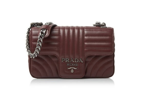 2018-19新作素敵 PRADA プラダスーパーコピー ダイアグラム レザーショルダーバッグ 1BD107 2D91 F0XJE