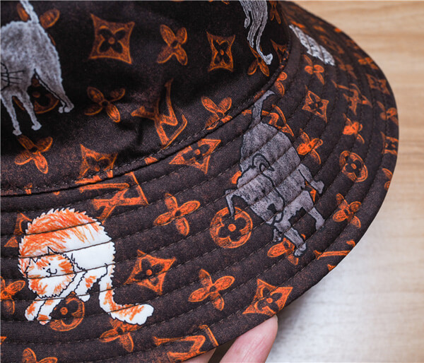 ルイヴィトン 帽子 偽物 2019SS CHAPEAU CATOGRAM 帽子 防水ナイロン