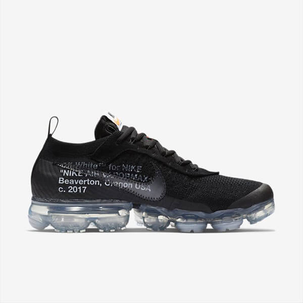 安心の返品対応可！OFF-WHITE × ナイキ スーパーコピー Air Vapor Max Black ヴェイパーマックス