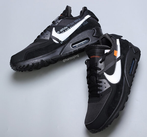 追跡有配送！OFF WHITE x ナイキ AIR MAX 90 Black