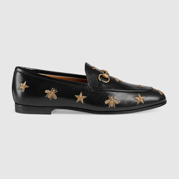 グッチスーパーコピー ★19秋冬★グッチ JORDAAN LEATHER LOAFER 505281 D3V00 1000