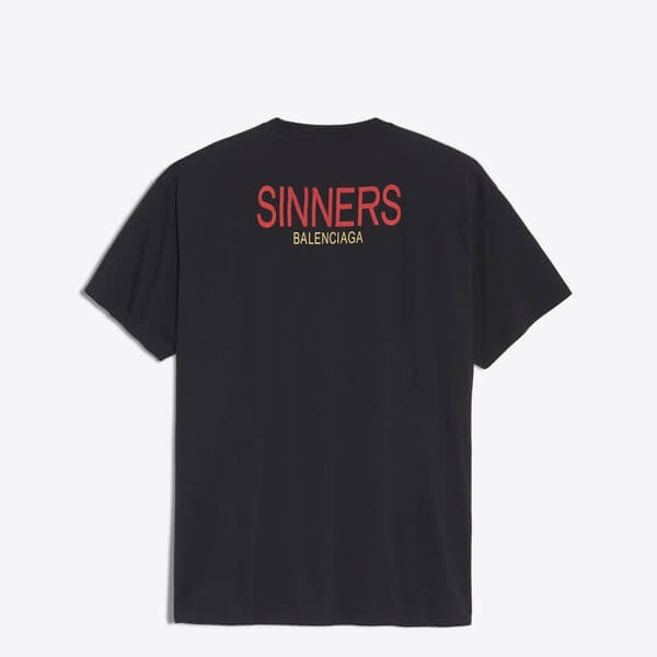 バレンシアガスーパーコピー バレンシアガ★2018SS★SINNERS★オーバーサイズTシャツ★NOIR