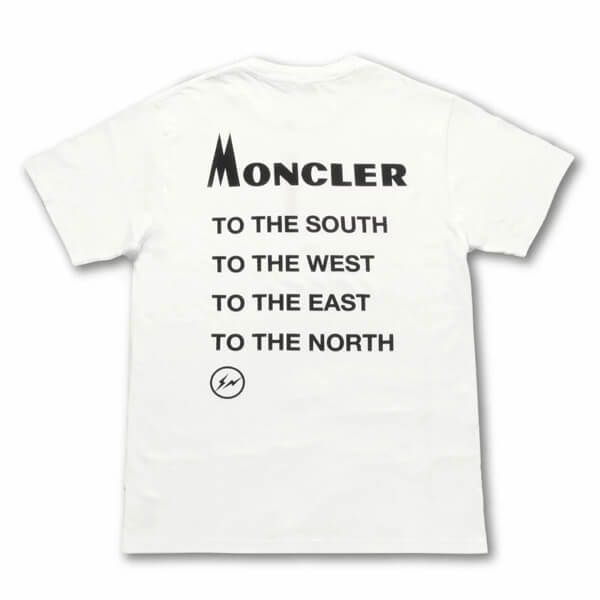 モンクレール MONCLER Tシャツ メンズ 8039850 8391Q 001 半袖Tシャツ WHITE ホワイト