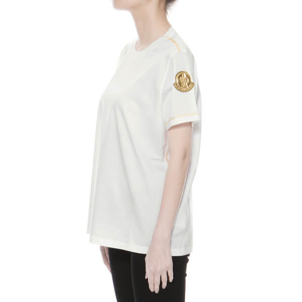 モンクレール MONCLER Tシャツ レディース 8063700 8390X 01G 半袖Tシャツ WHITE ホワイト