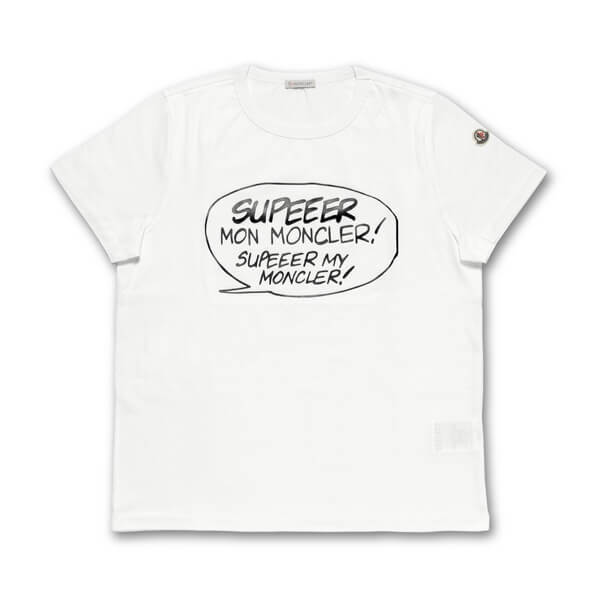 モンクレール コピー Tシャツ レディース 8085150 8390X 001 半袖Tシャツ WHITE ホワイト