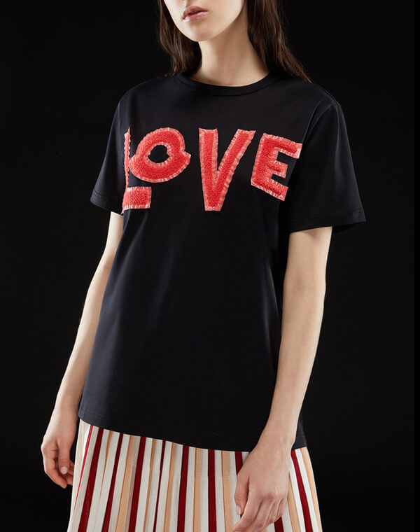 19SS☆モンクレールスーパーコピー MONCLER GENIUS1952 LOVE Tシャツ80596008390X