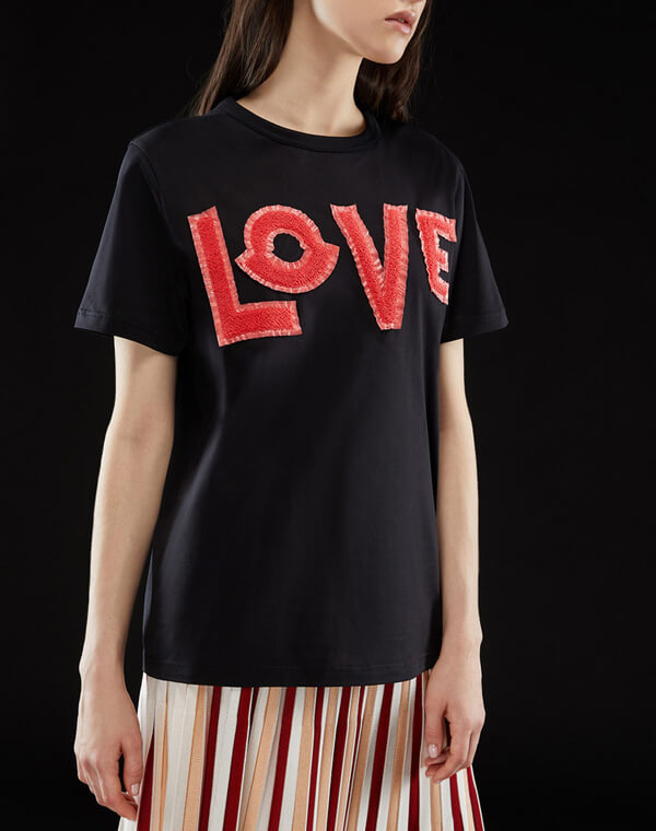 19SS☆モンクレールスーパーコピー MONCLER GENIUS1952 LOVE Tシャツ80596008390X