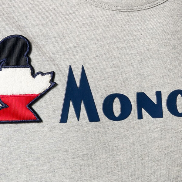 モンクレールスーパーコピー MONCLER ジャージー コットン ロゴ入り Tシャツ