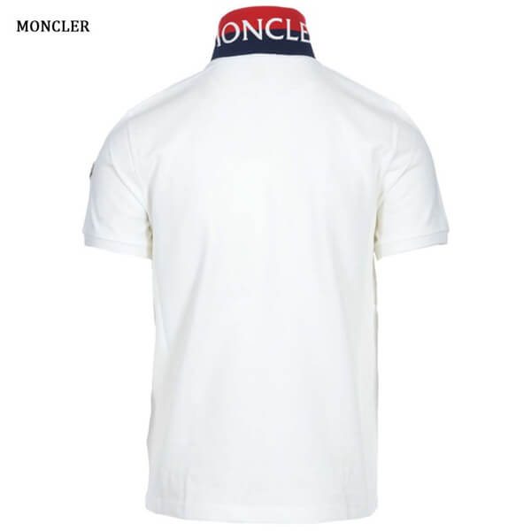 モンクレールスーパーコピー MONCLER 襟裏ロゴ 袖ロゴパッチ付き ポロシャツ 83051 00 84556 004