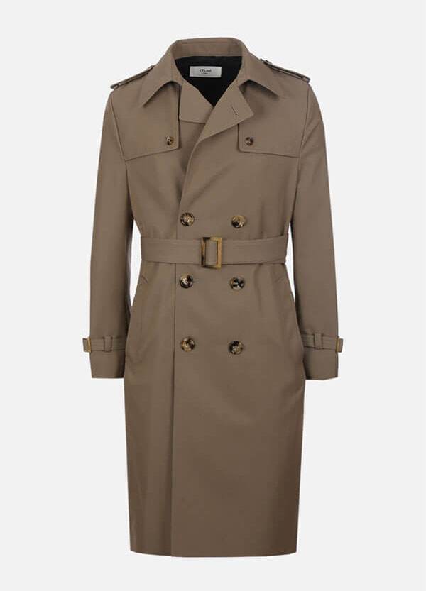 ランウェイ登場◇ダブルブレスト Trench Coat◇セリーヌ