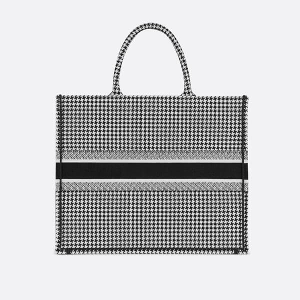 【人気商品】ディオール ブックトート スーパーコピー BOOK TOTE 千鳥格子 ビッグ トートバッグ