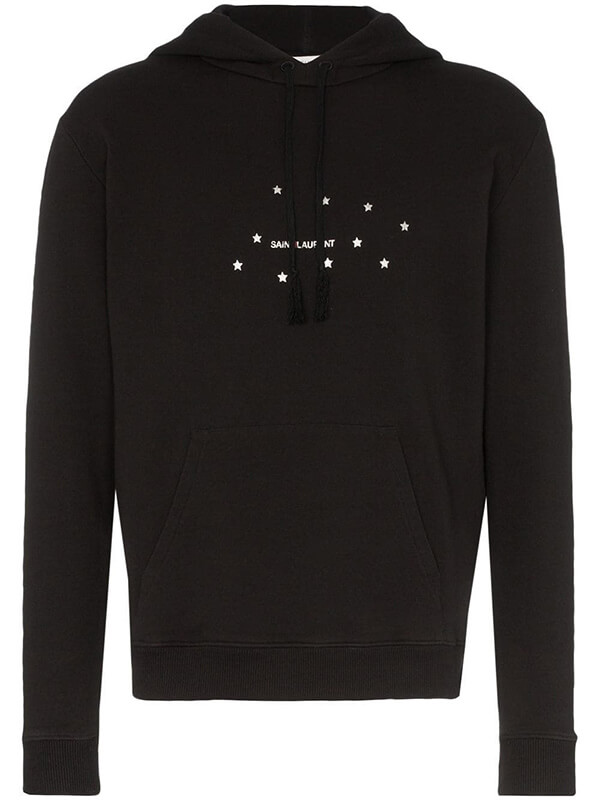 関税送料込国内発送★サンローラン パーカー スーパーコピー stars logo hoodie 577092YBJH2