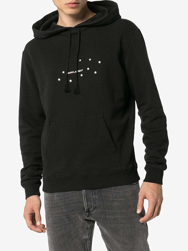 関税送料込国内発送★サンローラン パーカー スーパーコピー stars logo hoodie 577092YBJH2