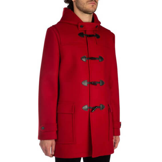 サンローラン コート スーパーコピー Tiziano Red Wool Coat