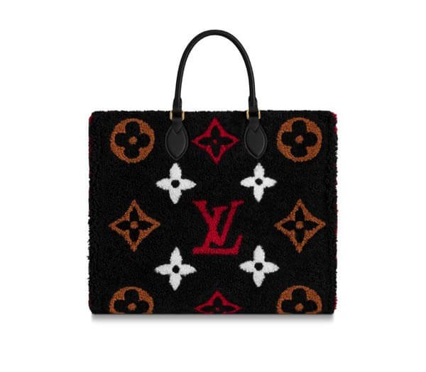 秋冬新作 ルイヴィトン偽物 LV ONTHEGO オンザゴー モコモコバッグ TEDDY M55421