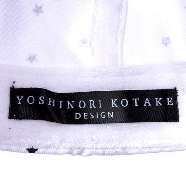 CHROME HEARTS ホワイト クロムハーツ コピー YOSHINORI KOTAKE★「444」エンブレム フラットブリムキャップ