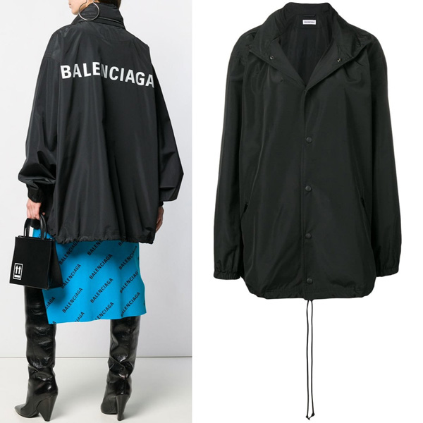 人気商品☆関税送料込☆バレンシアガ ジャケット 偽物 BL066 HOODED WINDBREAKER 556168TYD361000