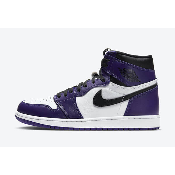 エアジョーダン1 コートパープル 偽物 ナイキ 激レア Air Jordan 1 Retro High Court Purple White