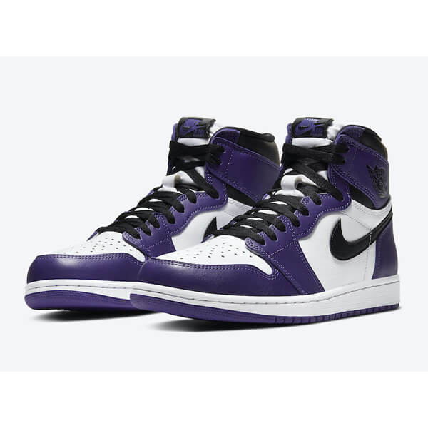 エアジョーダン1 コートパープル 偽物 ナイキ 激レア Air Jordan 1 Retro High Court Purple White