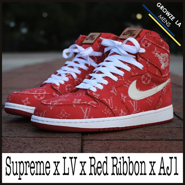 世界中で大人気★【ナイキ】Red Ribbon Recon x シュプリーム x LV x Air Jordan 1【スーパーコピー】