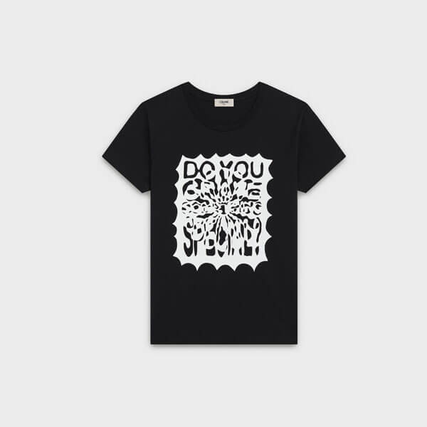 《SALE》セリーヌ 偽物 CLASSIC T-SHIRT BY CODY DEFRANCO 2X308010G.38AW（2色）