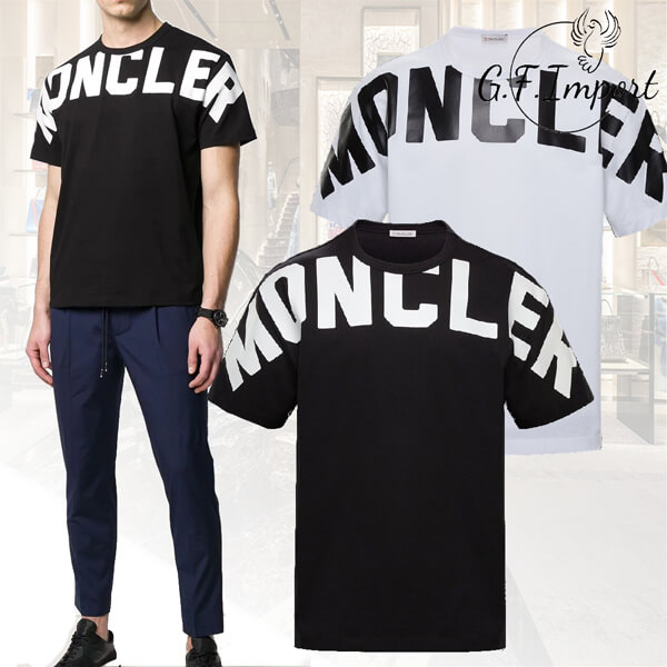 MONCLER モンクレール 偽物 Tシャツ☆ロゴ付き コットン 0918C704108390T