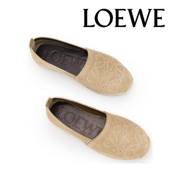 【ロエベ】ロエベ シューズ 偽物☆anagram espadrille アナグラムエスパドリーユ 453.10.344/5/6/7