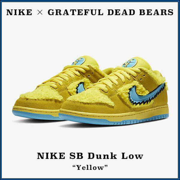 ナイキ スニーカー コピー【ナイキ×GRATEFUL DEAD BEARS】激レア SB Dunk Low CJ5378-700