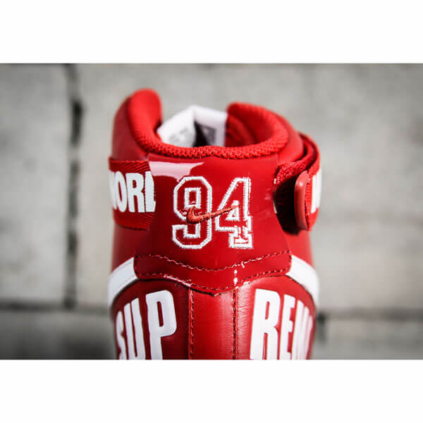 【シュプリームx ナイキ】シュプリーム x ナイキ スニーカー スーパーコピー 激レア シュプリーム Air Force 1 High "World Famous Red" 698696 610