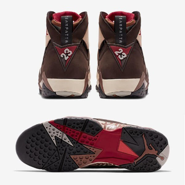 魅惑のコラボ★PATTA × ナイキAIR JORDAN 7 OG SP★ブラウン AT3375-200