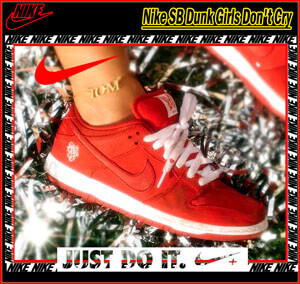 大人気 ガールズドントクライ 偽物 スーパーコピー ナイキ×GDC SB Dunk Low Very Girls Dont Cry