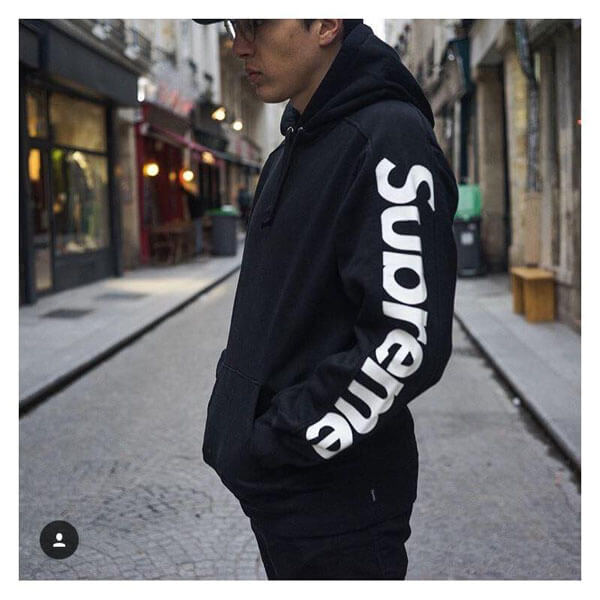 シュプリーム パーカー 偽物 シュプリーム 偽物 最安 SS18 Sideline Hooded Sweatshirt Black