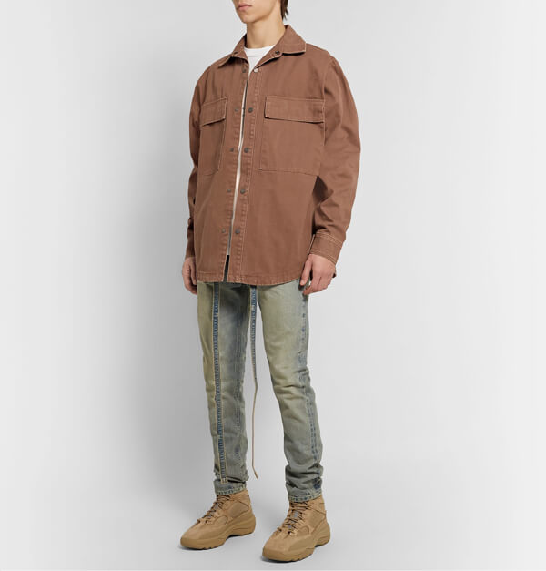 新着★FEAR OF GOD★コットンキャンバスシャツジャケット 全2色