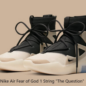 ナイキ Air Fear of God 1 String The Question ストリングクエスチョン 偽物 fearofgod8