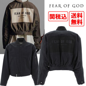 関税・送料込 FEAR OF GOD with logo Zipped ジャケット