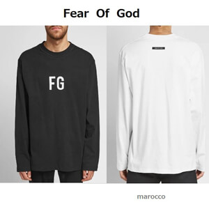 ★ FEAR OF GOD ★ FG ロングスリーブ Tシャツ パロディ