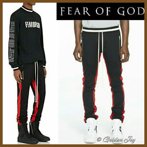 超希少★Fear of God★セレブ愛用 DOUBLE STRIPED TRACK PANTS