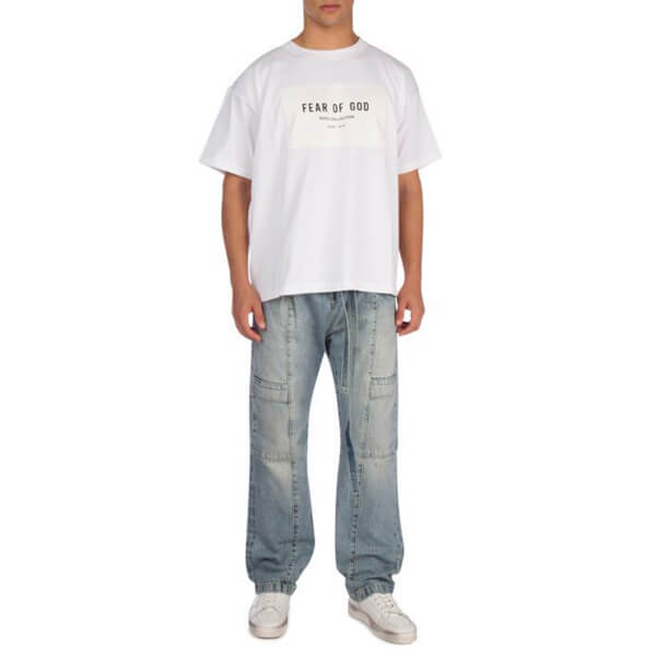 関税・送料込 FEAR OF GOD WHITE COTTON Tシャツ コピー