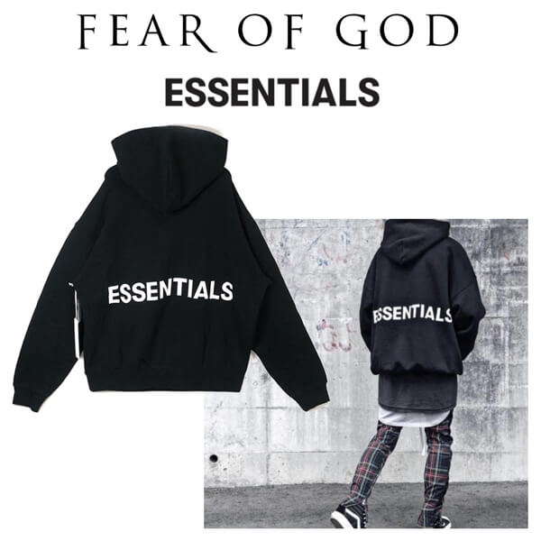 入手困難！Fear of God ESSENTIALS パーカー 偽物 Graphic Pullover Hoodie