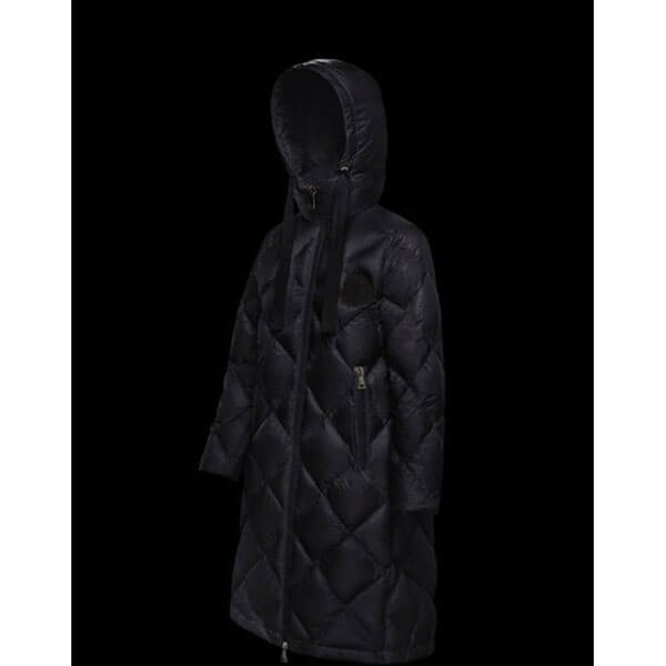 【20AW】モンクレール 偽物 ダウン MONCLER 入手困難 DUROC ロゴ入 ロング丈 リボン付 3色 0931D20000C0459999