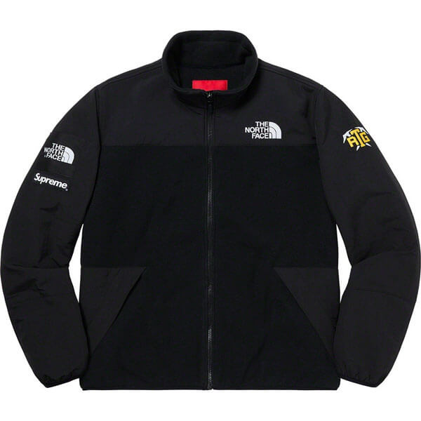 ★シュプリーム 偽物  ダウンコート TNF ★ RTG Fleece Jacket★Black