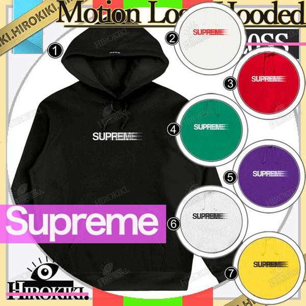 シュプリーム パーカー 偽物  Motion Logo Hooded Sweatshirt モーション ロゴ