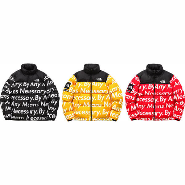 シュプリーム ノースフェイス 偽物 シュプリーム The North Face By Any Means Nuptse Jacket