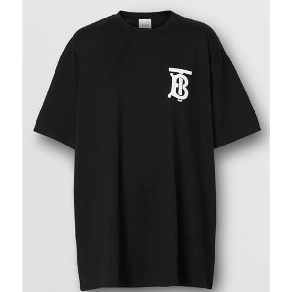 バーバリー Tシャツ コピー BLACKPINK ジス着用♡【Burberry】モノグラムロゴTシャツ